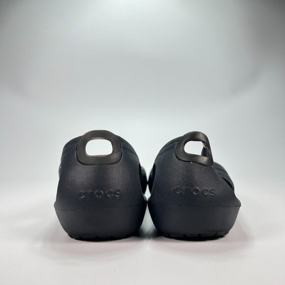 Crocs Kadee Ballet Flats Black Comfort Slip On Lightweight Shoes Women’s Size 8 - Picture 5 of 9